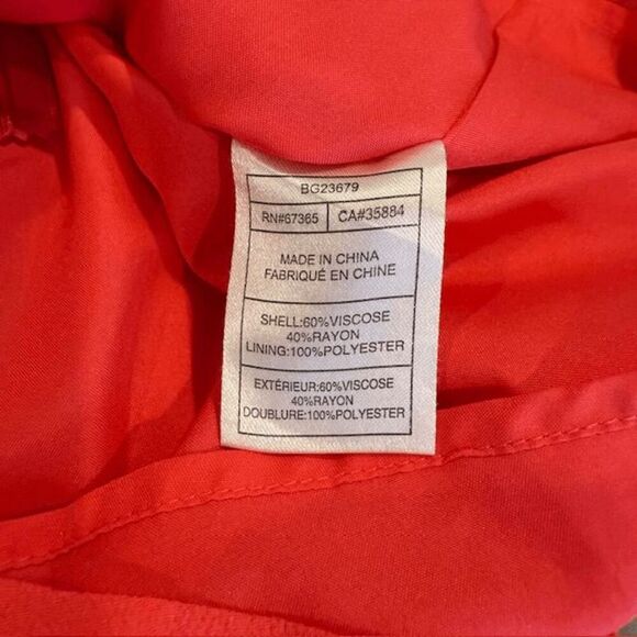 BB Dakota Short Romper Coral Zip Back Adjustable Straps Lined Shorts Size 4 - Picture 8 of 13